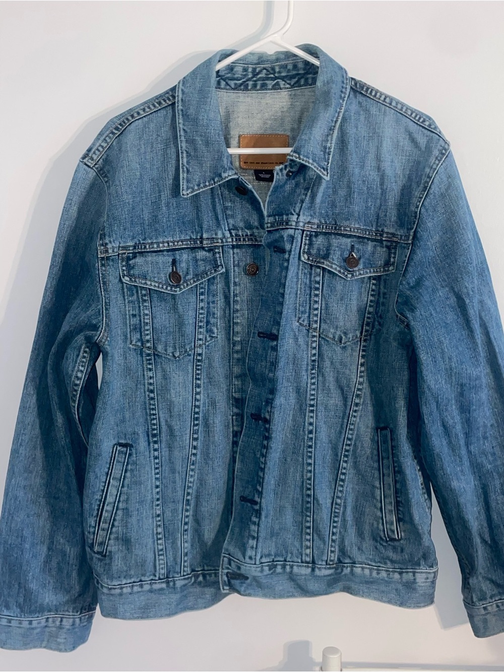 GAP Light Blue Denim Jacket - Classic Trucker Style